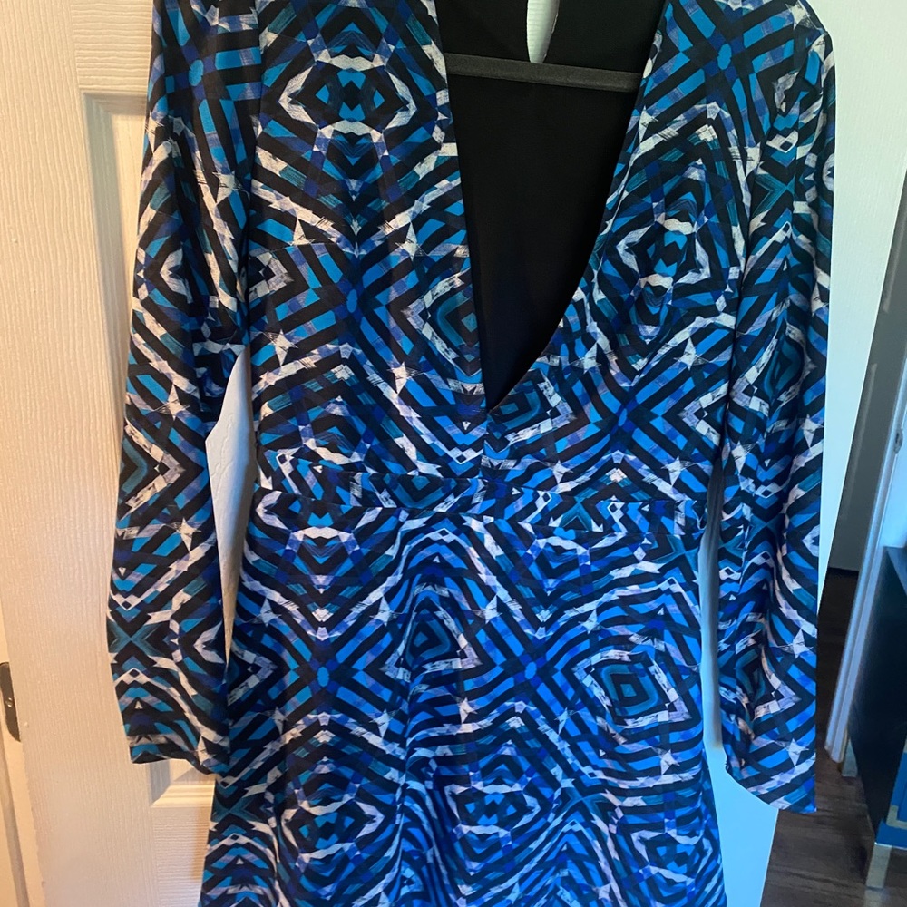 NBD (REVOLVE) GEOMETRIC MINI DRESS